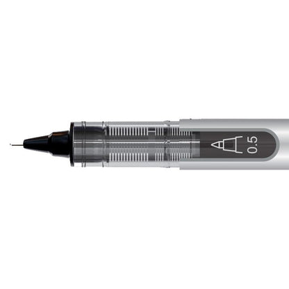 Writon Liquid Ink Rollerball Pen and Highlighter Combo, 0.5mm Extra Fine Precision Needle Point, Black Ink