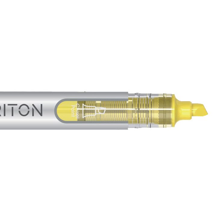 Writon Liquid Ink Rollerball Pen and Highlighter Combo, 0.5mm Extra Fine Precision Needle Point, Black Ink