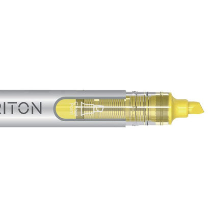 Writon Liquid Ink Rollerball Pen and Highlighter Combo, 0.5mm Extra Fine Precision Needle Point, Black Ink