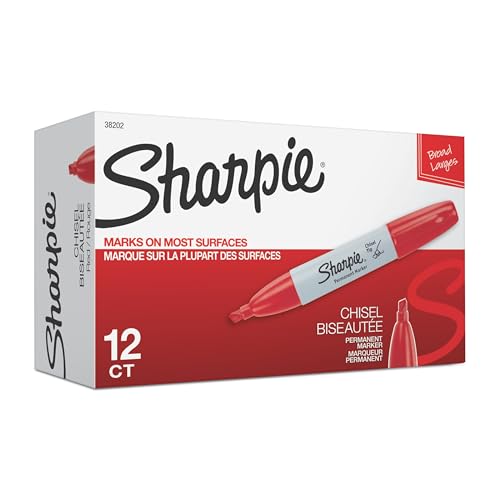 Sharpie Permanent Markers, Chisel Tip