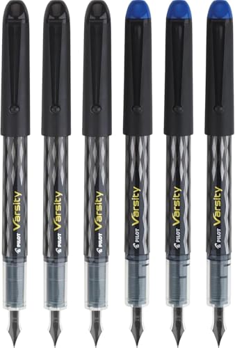 PILOT Precise Varsity Everyday Fountain Pens, Medium Point Stainless Steel