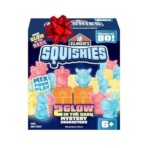 Elmer’s Squishies Refill Pack, Kids Activity, Creates 5 Additional Mystery Characters, 5 Count