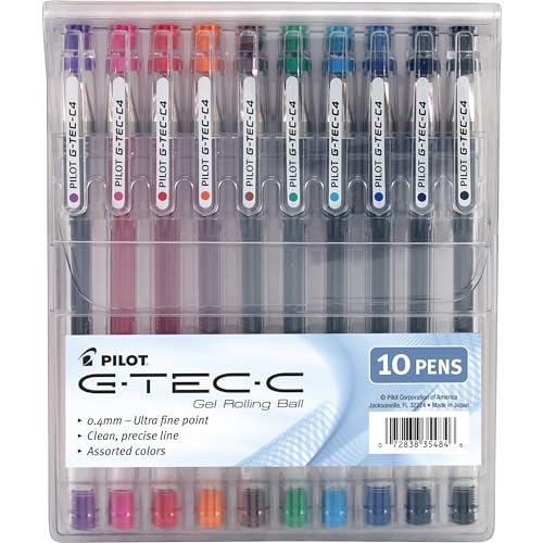 PILOT G-Tec-C Gel Ink Rolling Ball Pens