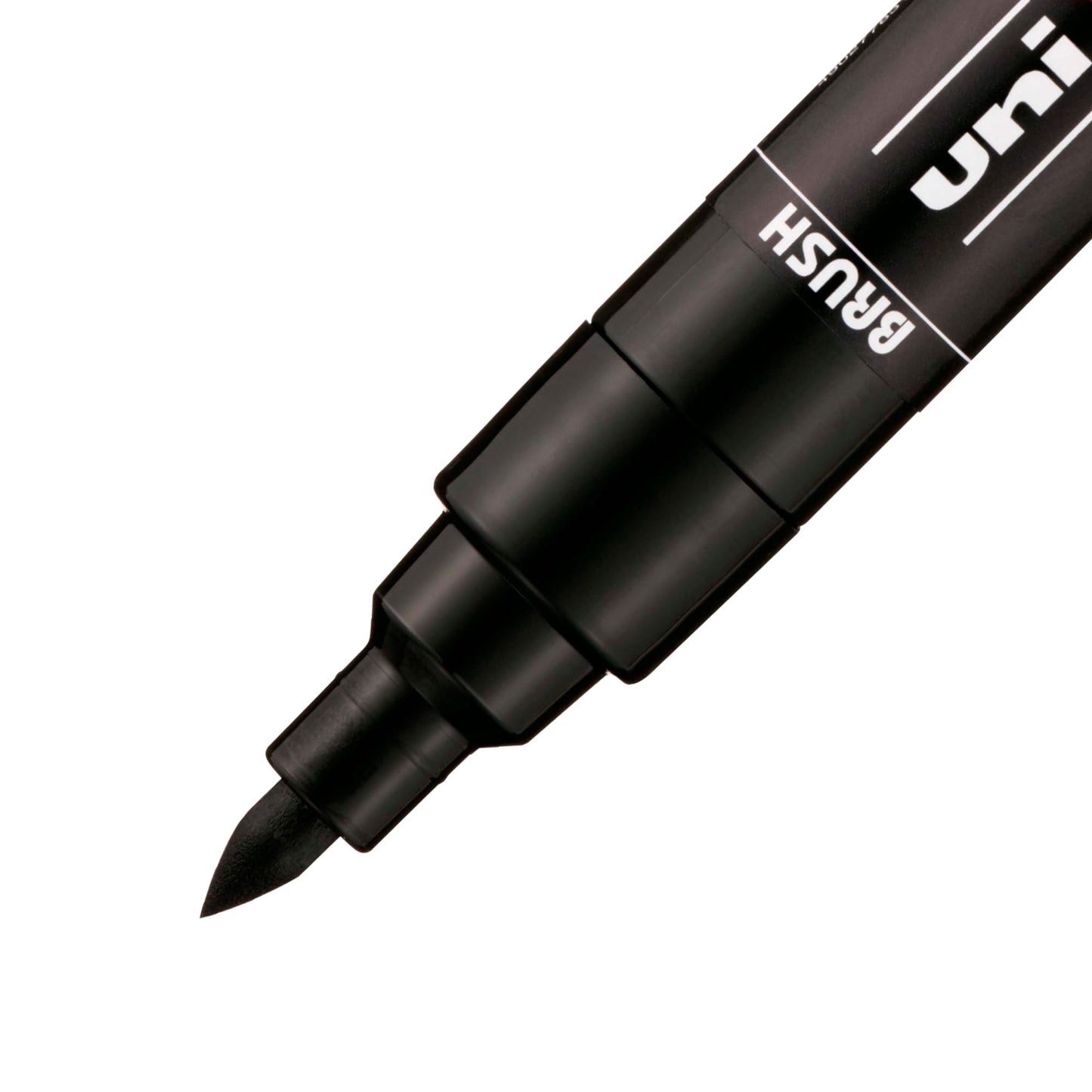 posca uni PC-5BR Water-Based Paint Markers, Reversible Brush Tip (1.0-4.0mm), 3 Count