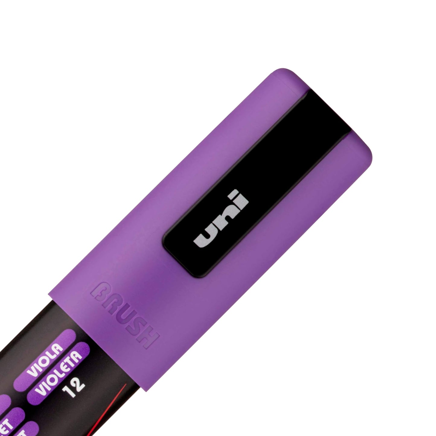 posca uni PC-5BR Water-Based Paint Markers, Reversible Brush Tip (1.0-4.0mm), 3 Count