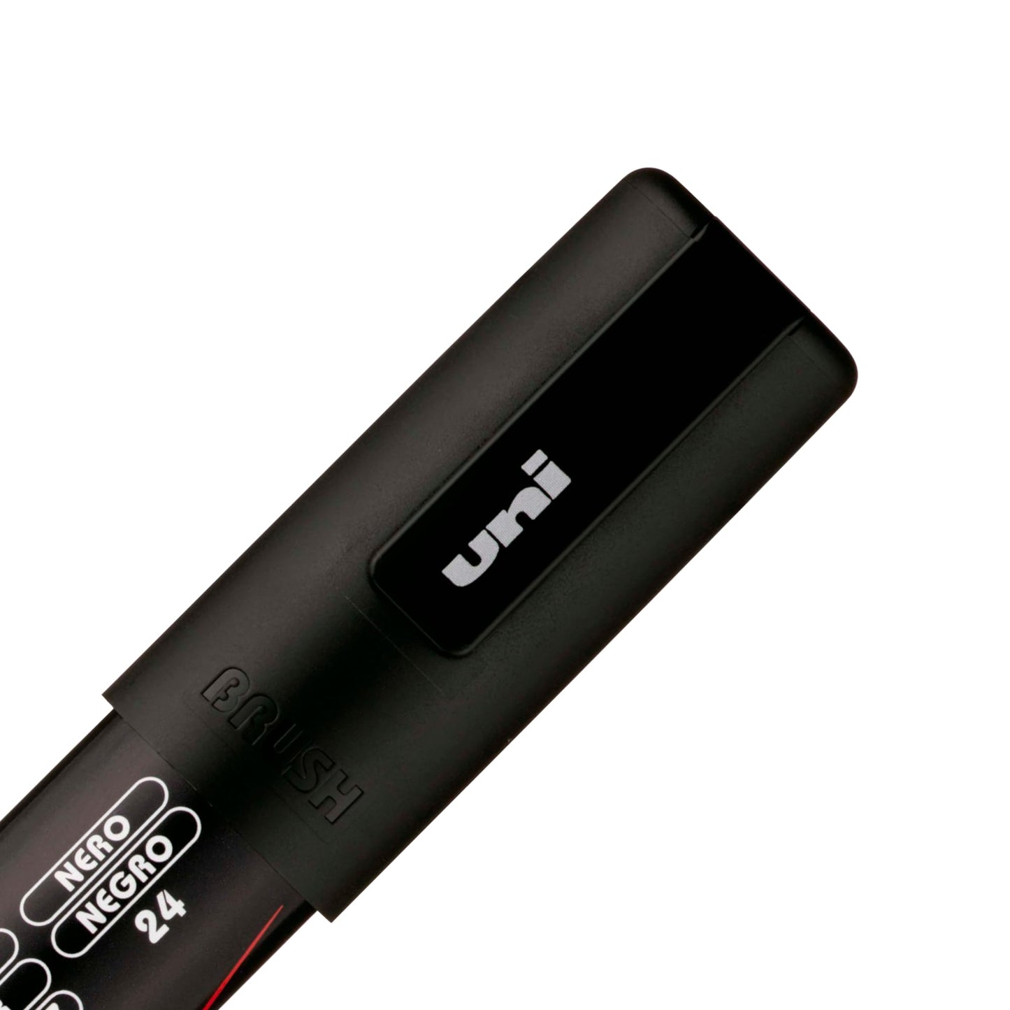 posca uni PC-5BR Water-Based Paint Markers, Reversible Brush Tip (1.0-4.0mm), 3 Count