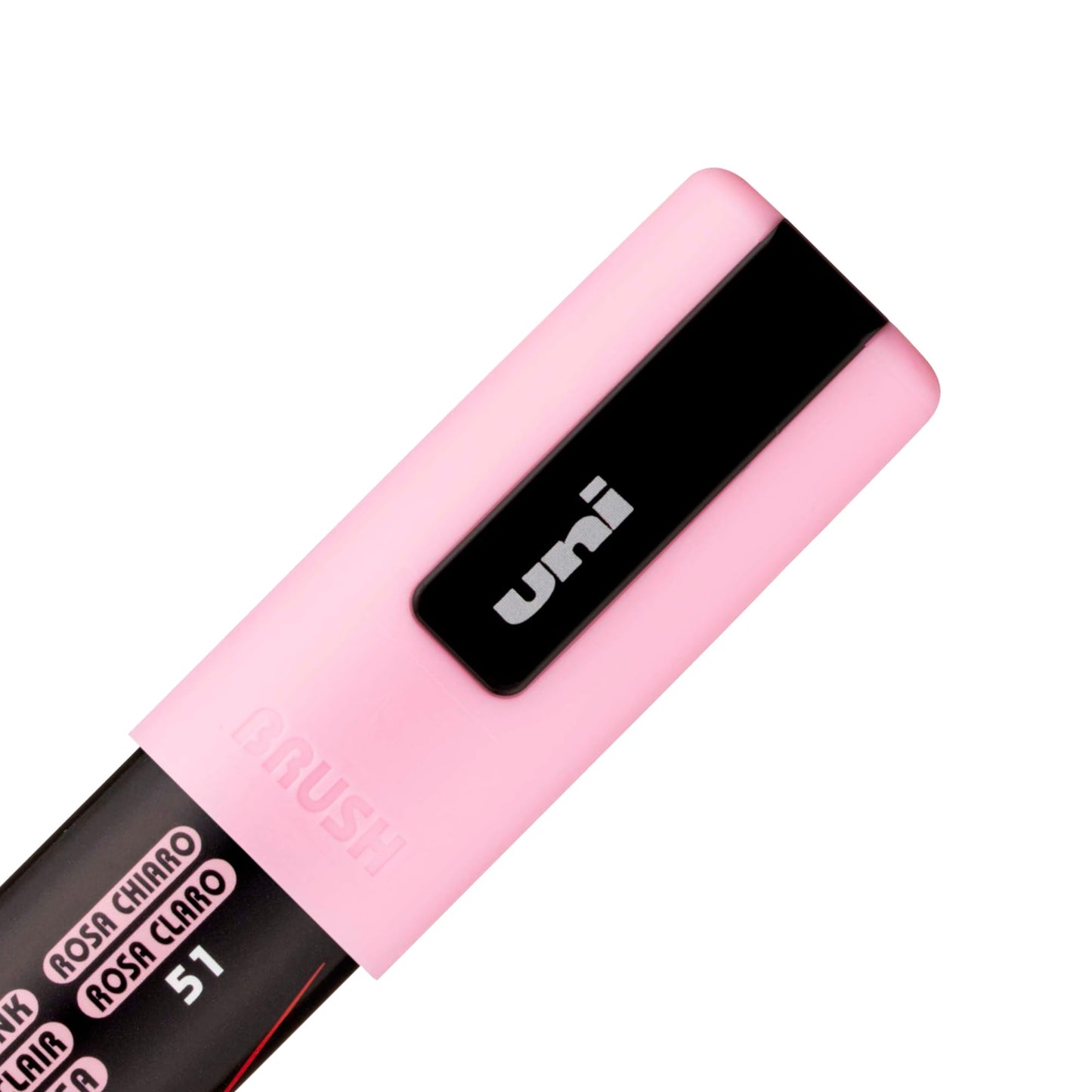 posca uni PC-5BR Water-Based Paint Markers, Reversible Brush Tip (1.0-4.0mm), 3 Count