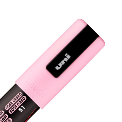 posca uni PC-5BR Water-Based Paint Markers, Reversible Brush Tip (1.0-4.0mm), 3 Count