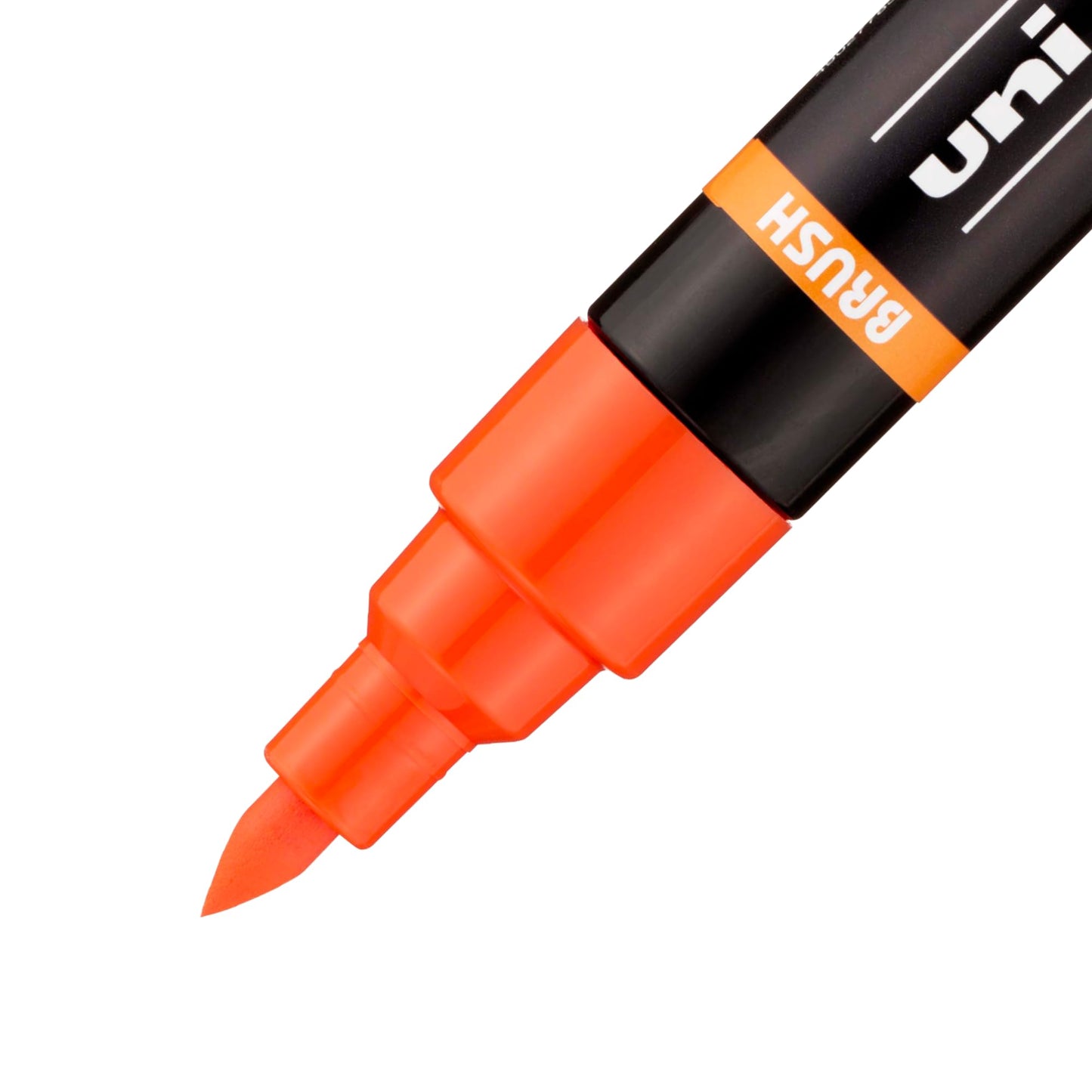 posca uni PC-5BR Water-Based Paint Markers, Reversible Brush Tip (1.0-4.0mm), 3 Count