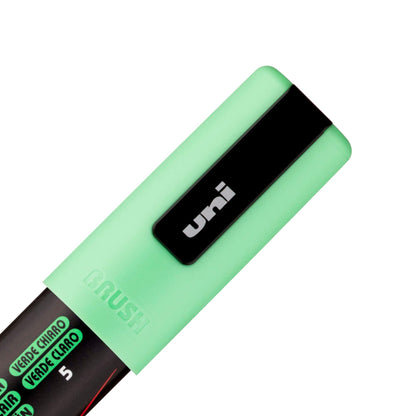 posca uni PC-5BR Water-Based Paint Markers, Reversible Brush Tip (1.0-4.0mm), 3 Count