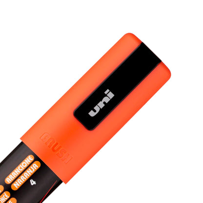 posca uni PC-5BR Water-Based Paint Markers, Reversible Brush Tip (1.0-4.0mm), 3 Count