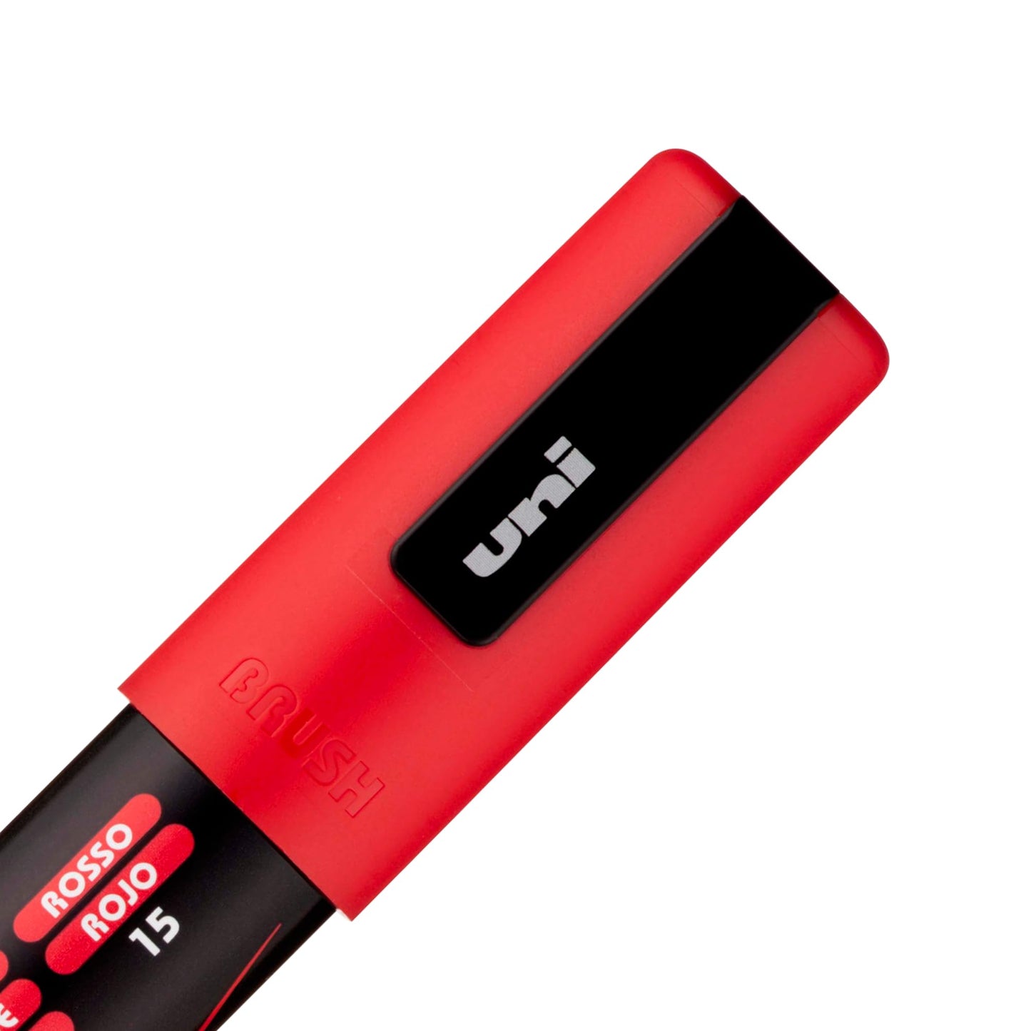 posca uni PC-5BR Water-Based Paint Markers, Reversible Brush Tip (1.0-4.0mm), 3 Count