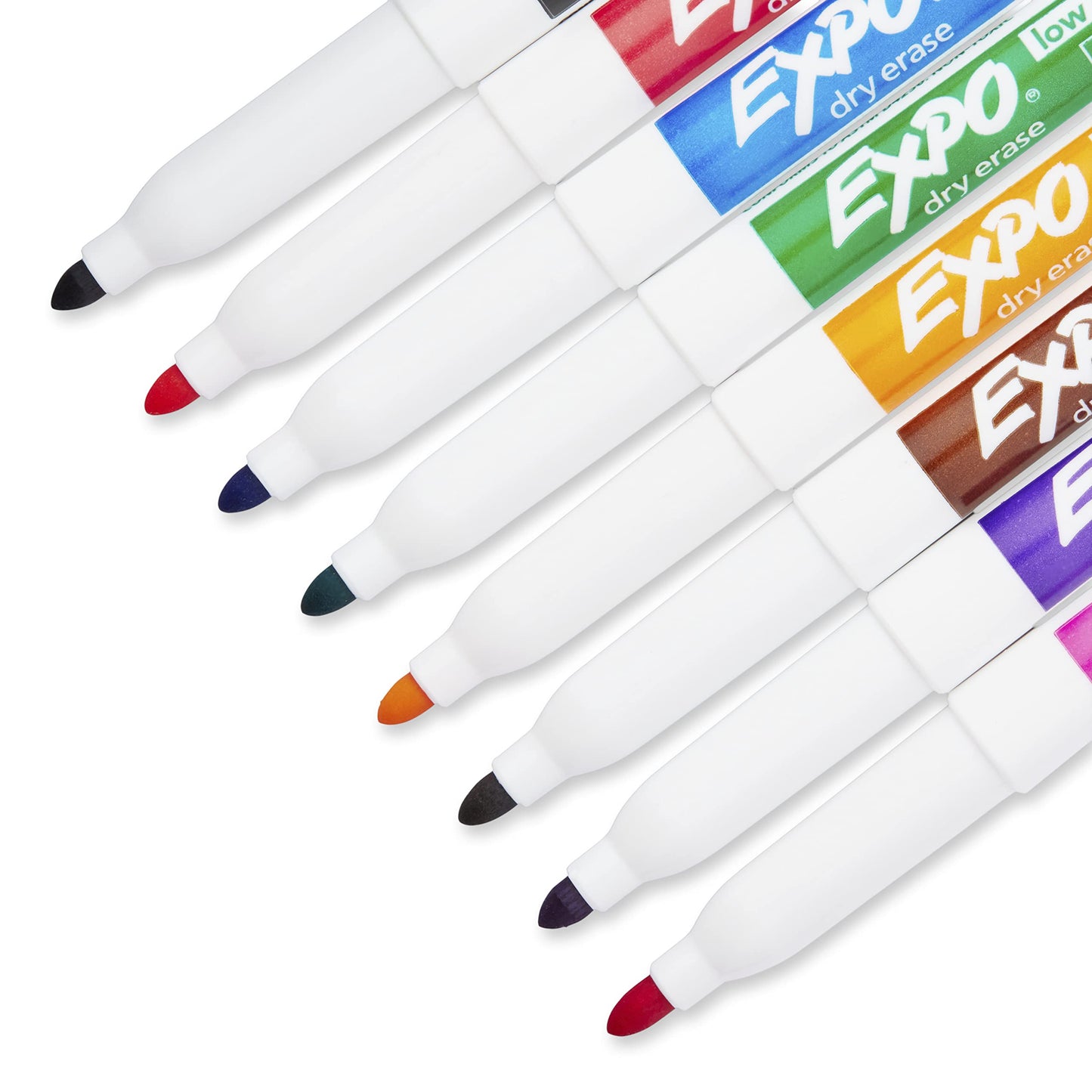 EXPO 86661 Low-Odor Dry Erase Markers, Fine Point