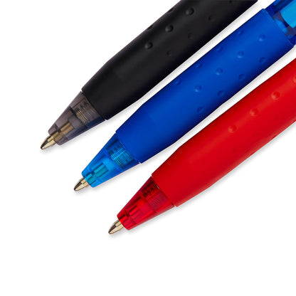 Paper Mate InkJoy 300RT Retractable Ballpoint Pens, Medium Point, Black/Red/Blue Ink, 8 Pack (1945918)