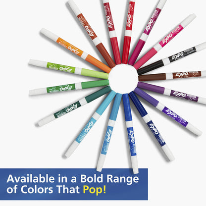 EXPO 86661 Low-Odor Dry Erase Markers, Fine Point