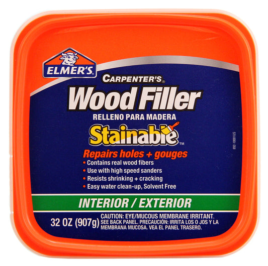 Elmer's Carpenter's Stainable Wood Filler, 32Oz.